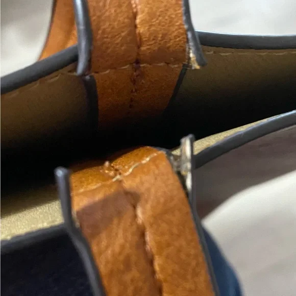 Sole Society Brown Faux Leather Tote Bag - Picture 10 of 10